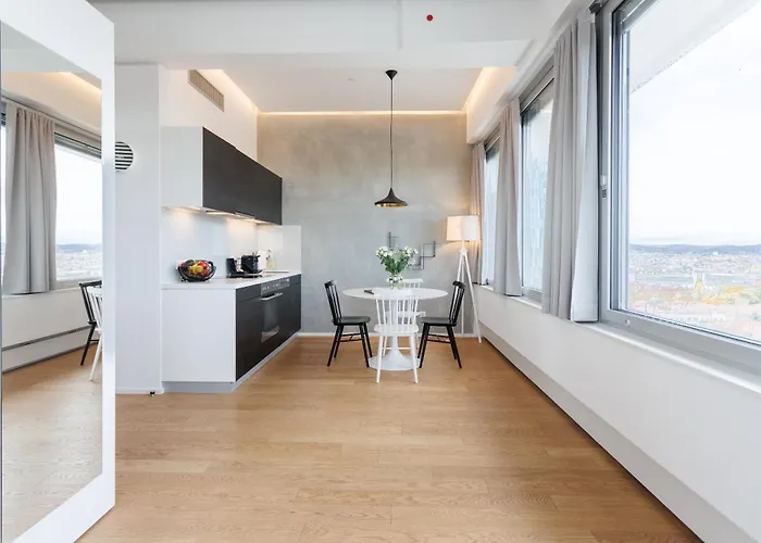 Skyline View Loft Apartamento Viena